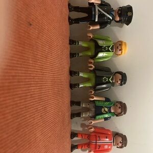 Playmobil LOT of 5 worker figures